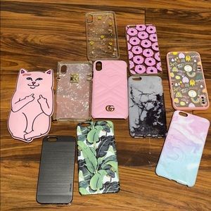 assorted iPhone cases!! ALL CASES INCLUDED